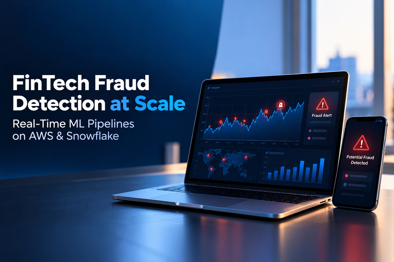 FinTech Fraud Detection at Scale: Real-Time ML Pipelines on AWS & Snowflake